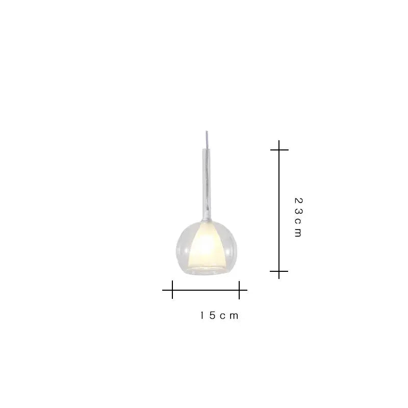 Odin – Luxury Elegant Glass Ball LED Pendant Lamp for Sophisticated Interiors Monalume