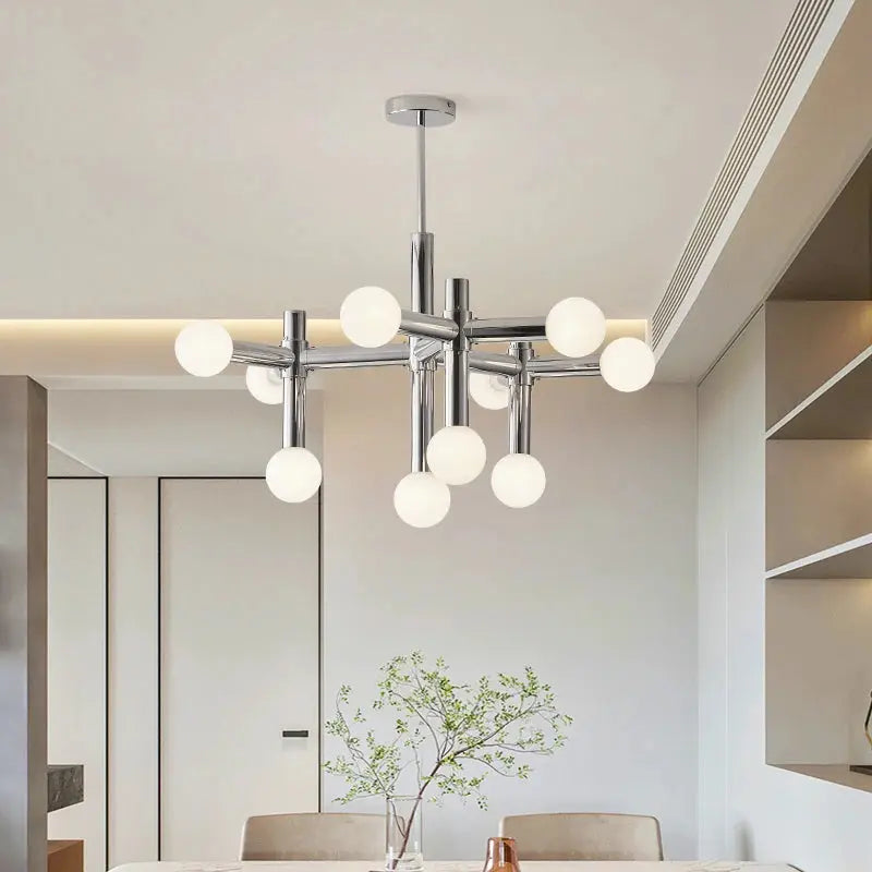 Astor – Nordic LED Ceiling Light with Elegant Glass Ball Design Monalume.com