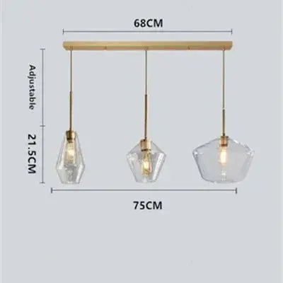 Orya – Artistic Modern Amber Glass LED Pendant Lamp Lampasa.com