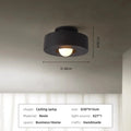 Kaja – Handmade Nordic Minimalist LED Ceiling Lamp for Simple, Elegant Lighting Monalume