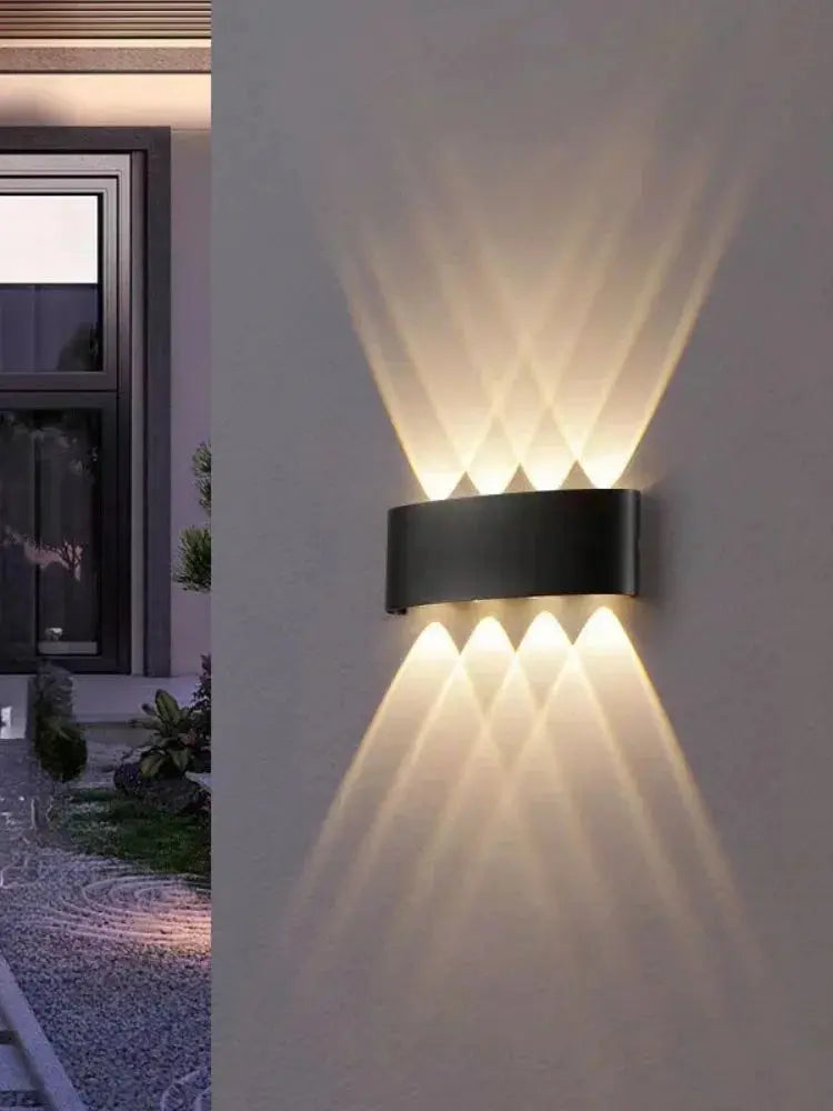 Darya – Modern Up-and-Down LED Outdoor Wall Lamp for Stylish Illumination Monalume