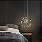 Aleksander – Nordic Artistic LED Pendant Light with Glass Ball Design Monalume.com