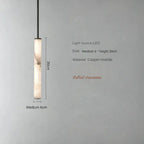 Aina – High-Quality Elegant Copper and Natural Marble LED Pendant Lamp for Luxury Interiors Monalume