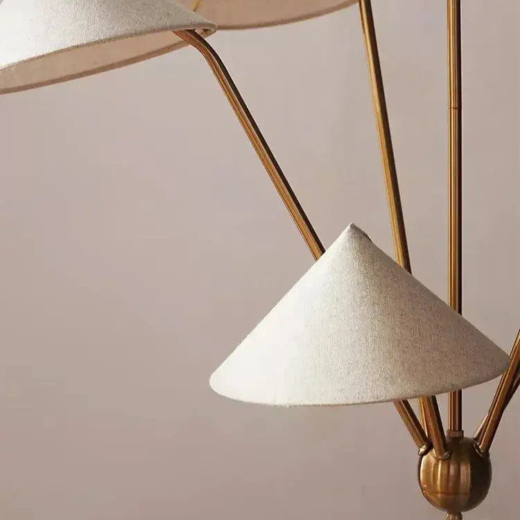Riko – Japanese Wabi-Sabi Multi-Head LED Pendant Light for Artistic Minimalist Interiors Monalume