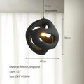 Misaki – Unique Handmade Japanese Wabi-Sabi LED Pendant Light for Tranquil, Minimalist Interiors Monalume
