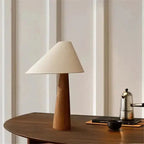 Elis – Tapered Oak Wood LED Table Lamp for Natural Interiors Lampasa.com