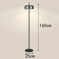 Ivara – Modern Dimmable LED Glass Floor Lamp Lampasa.com