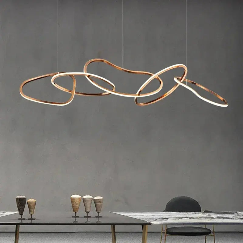 Edda – Creative Circular Dimmable LED Pendant Light for Dining Tables and Bars Monalume.com