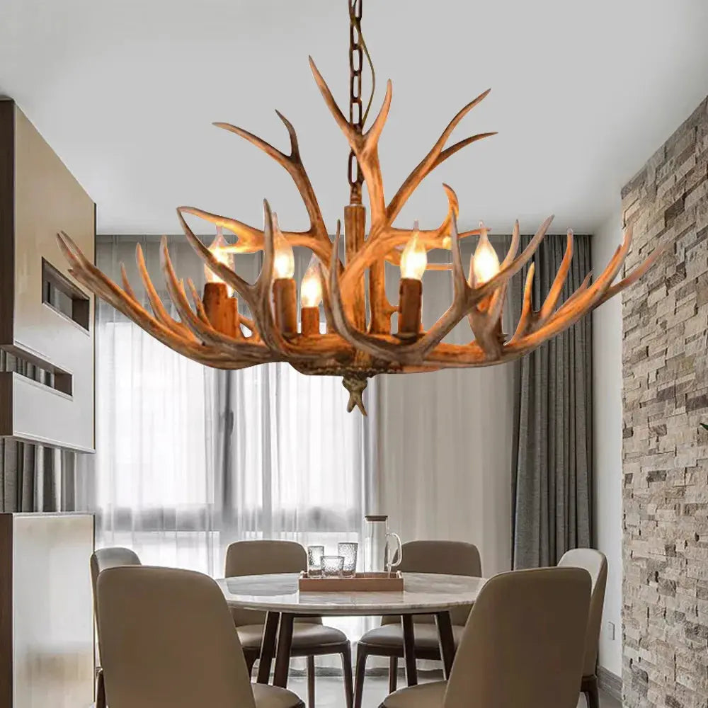 Thorben – handmade Antler Style LED Pendant Lamp Lampasa.com