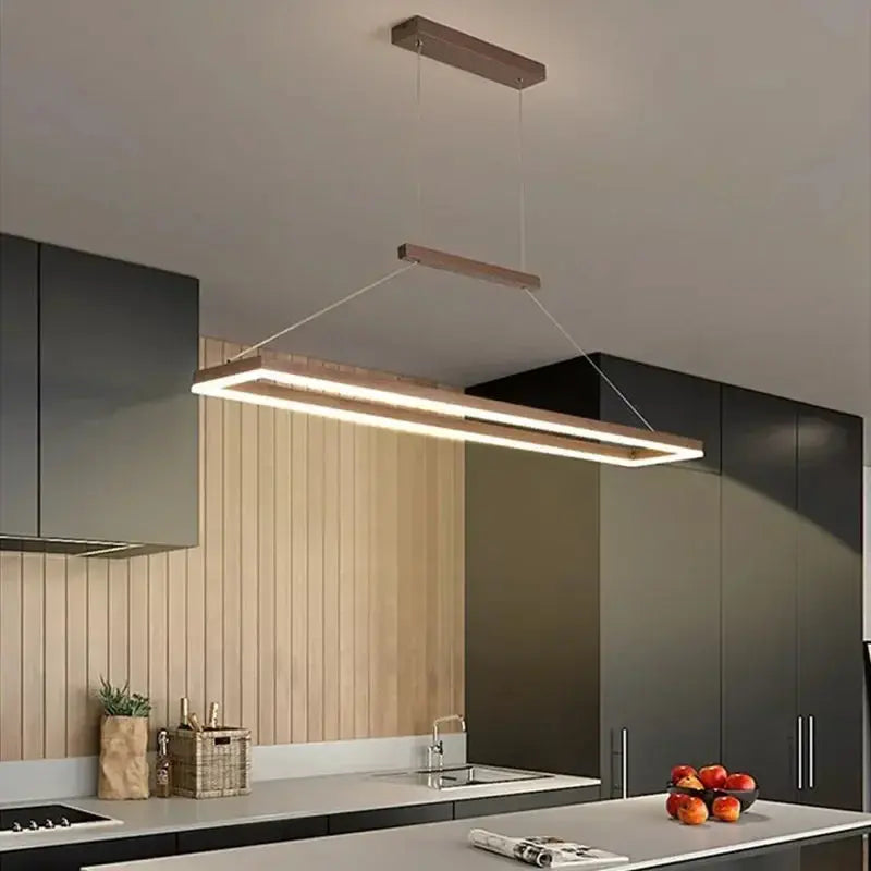 Kaelen – Modern Scandinavian Aluminum Dimmable LED Dining Table/ bar lamp Lampasa.com