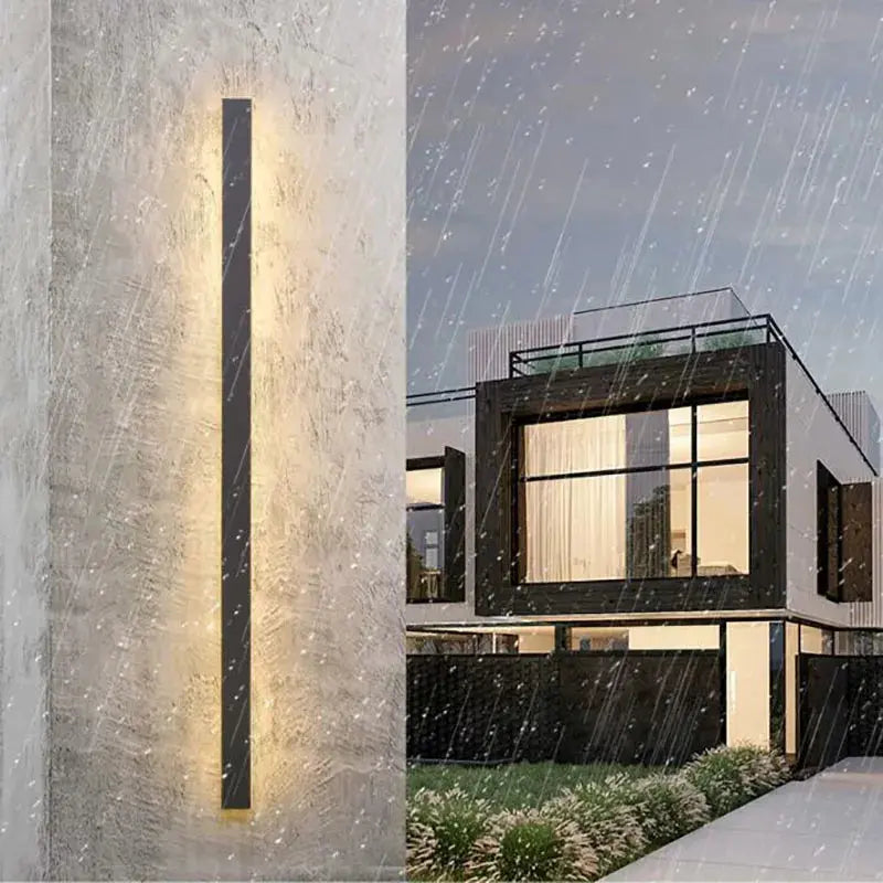 Ebba – Modern Motion Sensor Waterproof IP65 Outdoor Wall Lamp for Secure Lighting Monalume