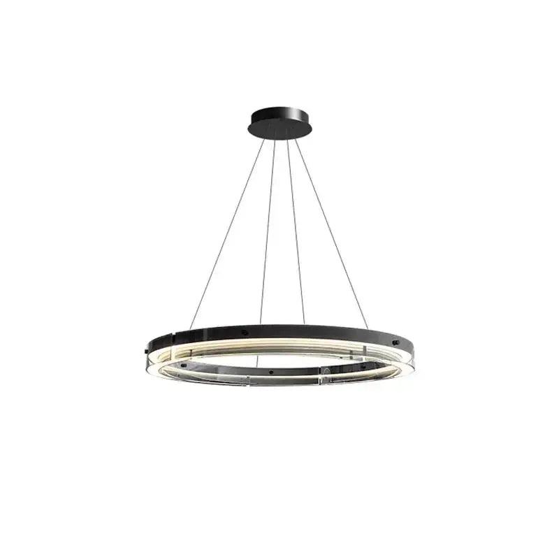 Espen – Modern Glass Circle Dimmable LED Pendant Lamp for Sleek Lighting Monalume