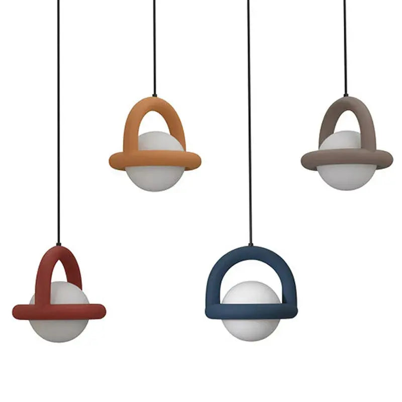 Henry – Modern LED Pendant Light with Acrylic Ball Design Lampasa.com