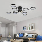 Modern Multi Ring Dimmable LED ceiling light – Soletta lampasa.com