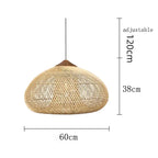 Ronja – High-Quality Handmade Rattan LED Pendant Light for Natural, Cozy Interiors Monalume