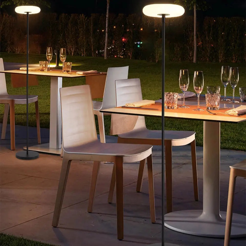 Eydis – Outdoor Solar-Powered and Rechargeable IP54 LED Floor Lamp for Sustainable Lighting Monalume