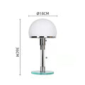 Rakel – Nordic Glass Ball LED Table Lamp for Elegant, Modern Decor Monalume