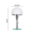 Rakel – Nordic Glass Ball LED Table Lamp for Elegant, Modern Decor Monalume