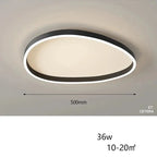 Astrid – Modern Brushed Dimmable LED Ceiling Light with Elegant Ring Design Monalume.com