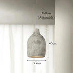 Satoko – Handmade Japanese Wabi-Sabi LED Pendant Light for Calm and Minimalist Interiors Monalume