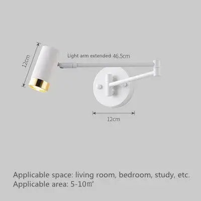 Vigi – Modern Adjustable Long Arm LED Wall Lamp Series for Versatile Lighting Monalume
