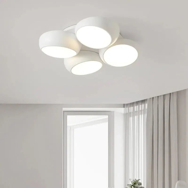 Lykke – Nordic Honeycomb Style LED Ceiling Lamp for Modern, Geometric Lighting Monalume