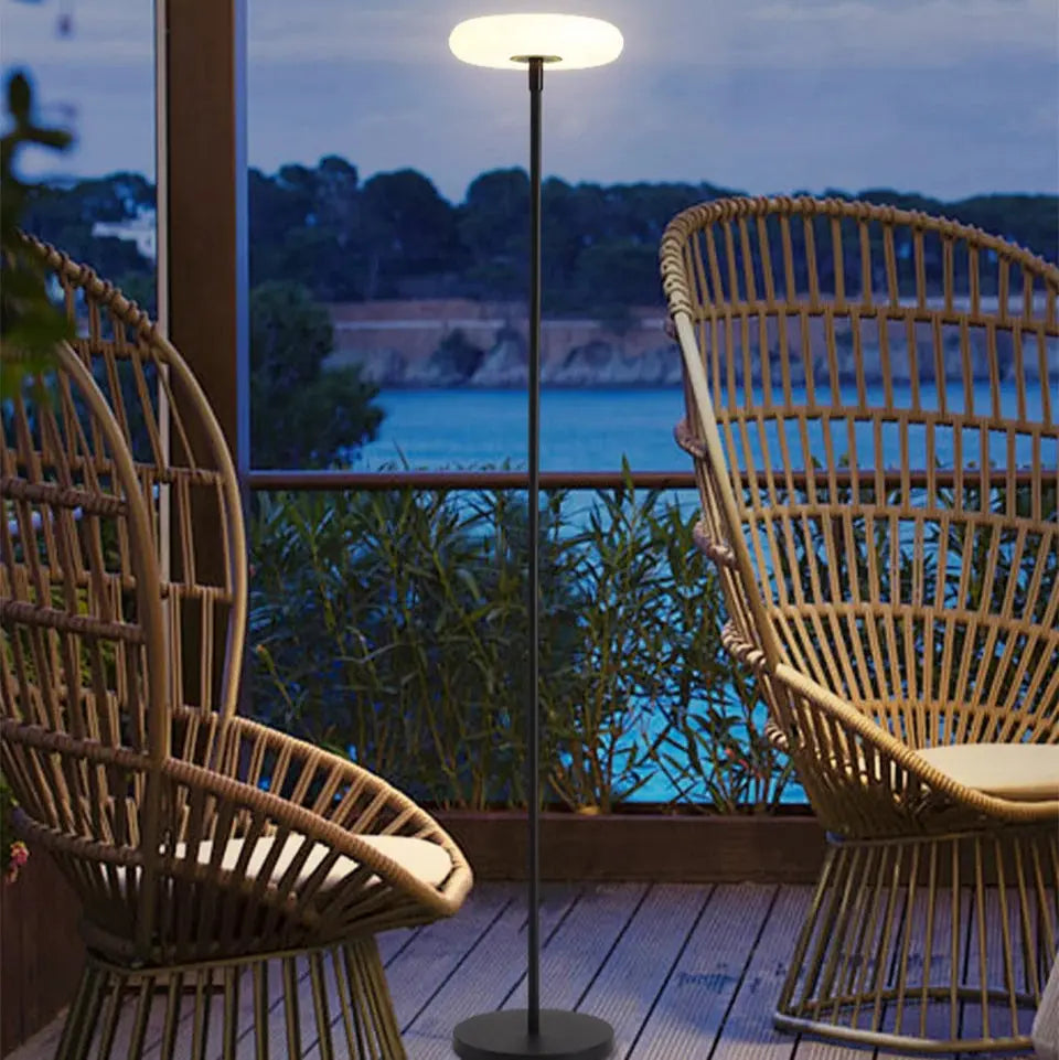 Eydis – Outdoor Solar-Powered and Rechargeable IP54 LED Floor Lamp for Sustainable Lighting Monalume