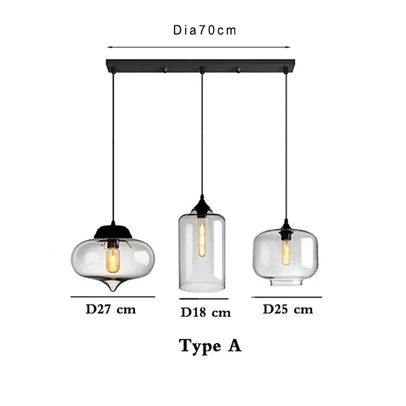 Norna – Classic Glass Pendant Lamp for Timeless Elegance Monalume