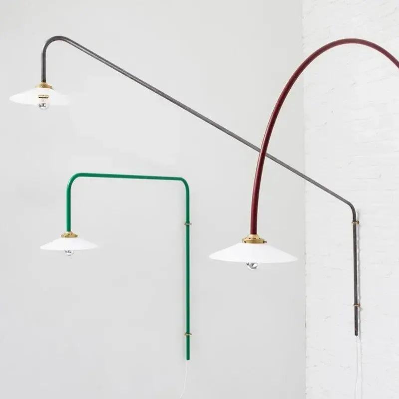 Zelda – Nordic Long-Pole Rotary Swing Arm LED Wall Lamp for Flexible Lighting Monalume