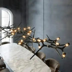 Thorsten – Modern Antler-Style Dimmable LED Pendant Monalume.com
