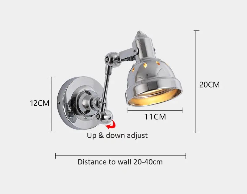 Sven – Industrial Retro LED Wall Light Lampasa.com