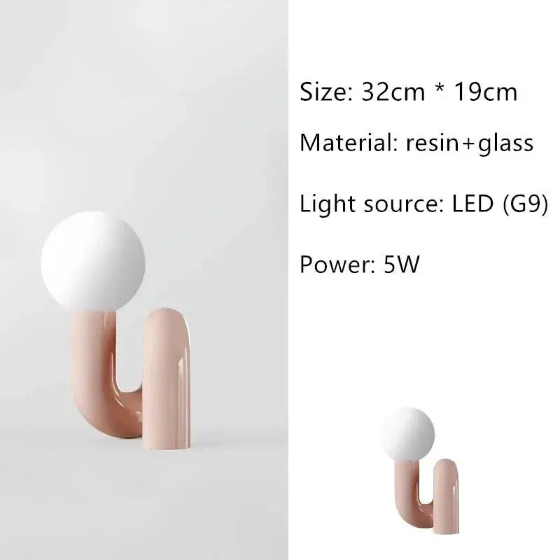 Emil – Nordic Postmodern LED Table Lamp for Stylish Modern Homes Monalume