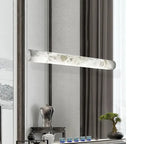 Hasteinn – Dimmable LED Pendant Light with Creative Marble Tube Design for Dining Tables and Bars Monalume.com