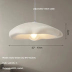 Emmi – Handmade Japandi Wabi-Sabi LED Pendant Light for Minimalist Natural Interiors Monalume.com