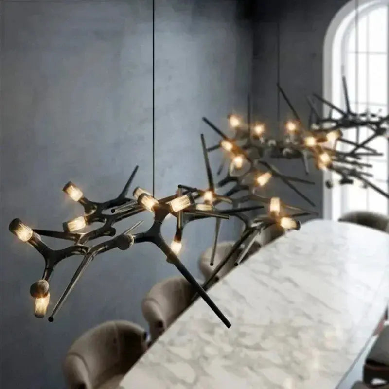 Thorsten – Modern Antler-Style Dimmable LED Pendant Monalume.com