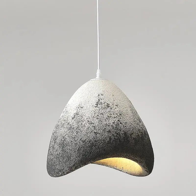 Kaia – Handmade Japandi Wabi-Sabi LED Pendant Light for Serene, Minimalist Interiors Monalume.com