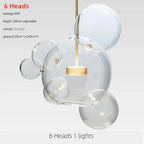 Edzard – Unique Glass Bubble Dimmable LED Pendant Light for Modern Interiors Monalume.com