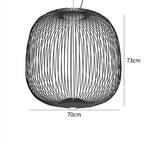 Dagmar – Designer Birdcage Dimmable Pendant Lamp for Unique, Stylish Lighting Monalume