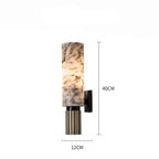 Maja – Modern Luxury LED Wall Lamp with Natural Marble Accent Monalume