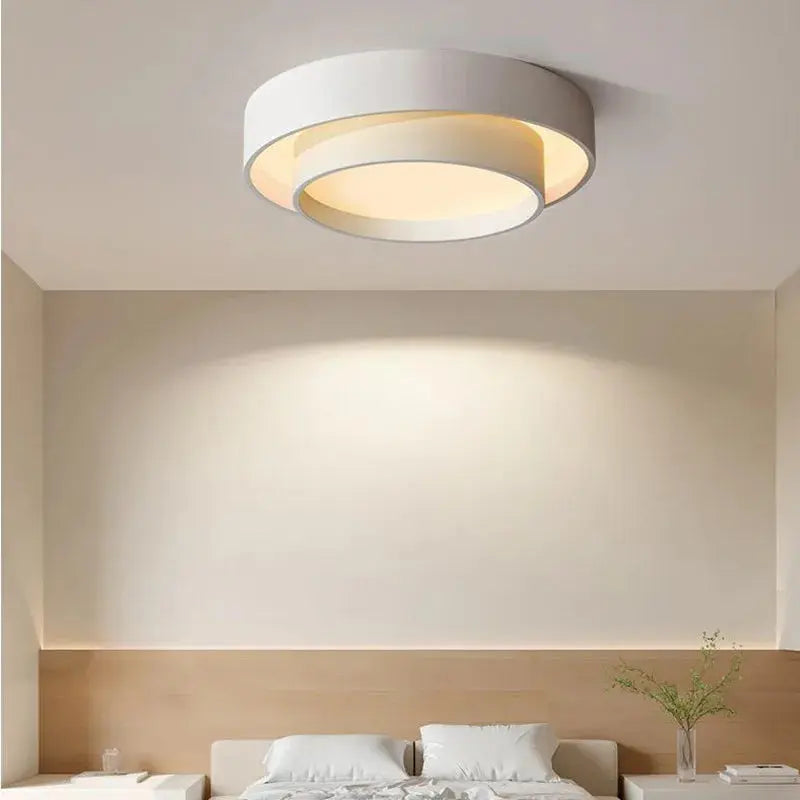 Ozzie – Round Dimmable LED Art Ceiling Lamp for Contemporary Spaces Monalume