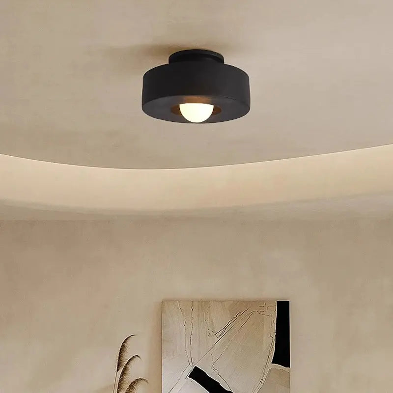 Kaja – Handmade Nordic Minimalist LED Ceiling Lamp for Simple, Elegant Lighting Monalume
