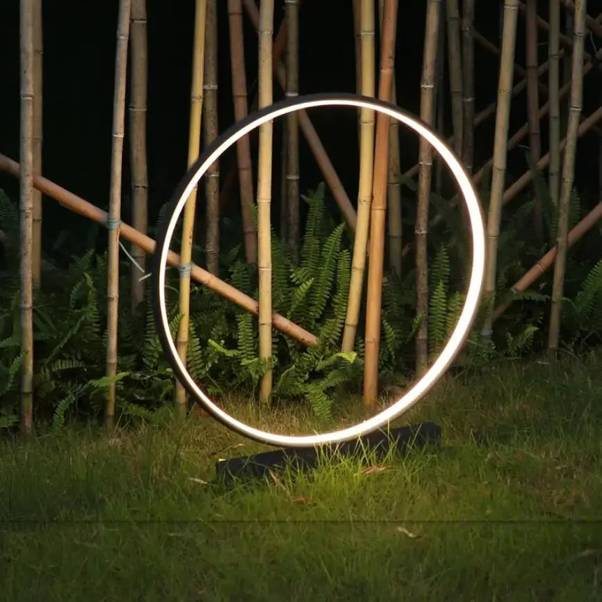 Nanna – Waterproof IP68 Outdoor Round LED Floor Lamp for Durable Lighting Monalume