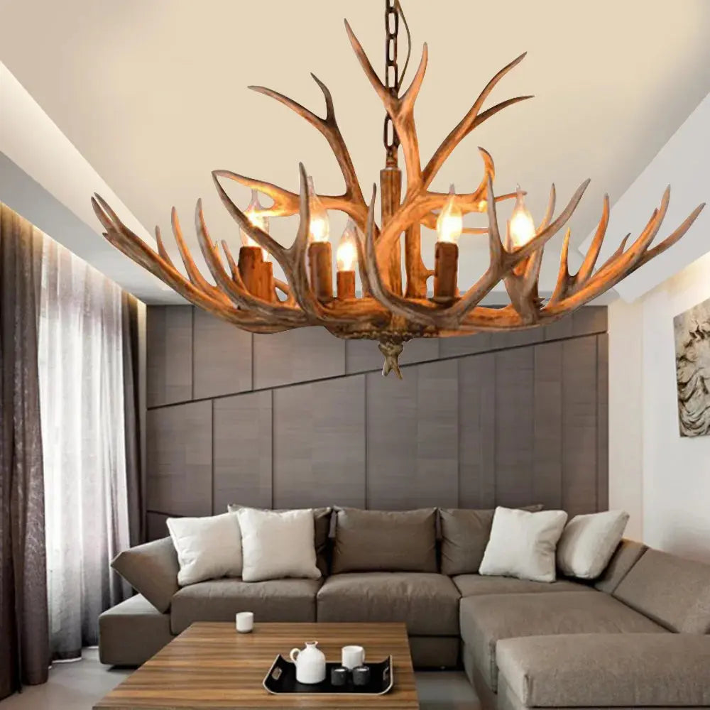 Thorben – handmade Antler Style LED Pendant Lamp Lampasa.com