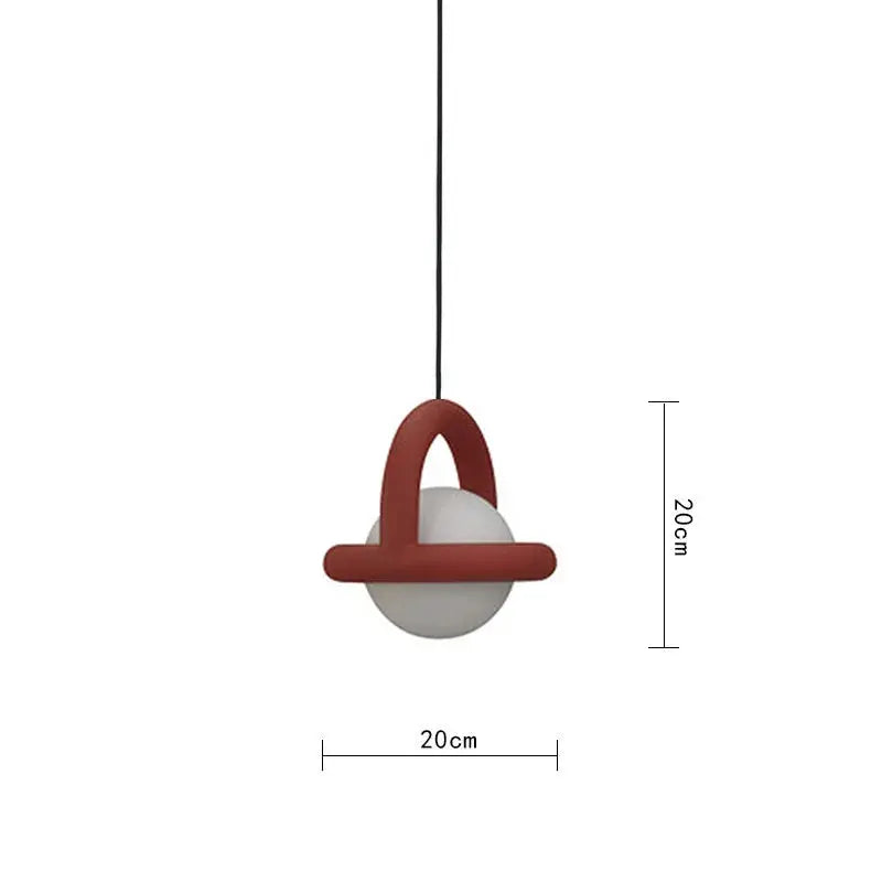 Henry – Modern LED Pendant Light with Acrylic Ball Design Lampasa.com
