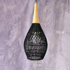 Ronja – High-Quality Handmade Rattan LED Pendant Light for Natural, Cozy Interiors Monalume