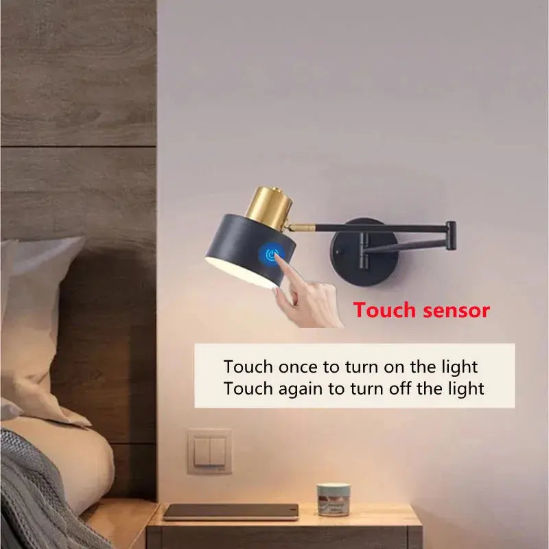 Vigi – Modern Adjustable Long Arm LED Wall Lamp Series for Versatile Lighting Monalume