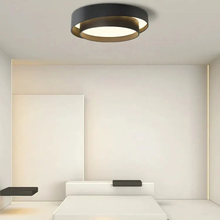Ozzie – Round Dimmable LED Art Ceiling Lamp for Contemporary Spaces Monalume