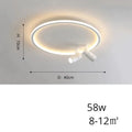Alva – Modern Dimmable LED Ceiling Lamp with Adjustable Spotlights for Versatile Lighting Monalume