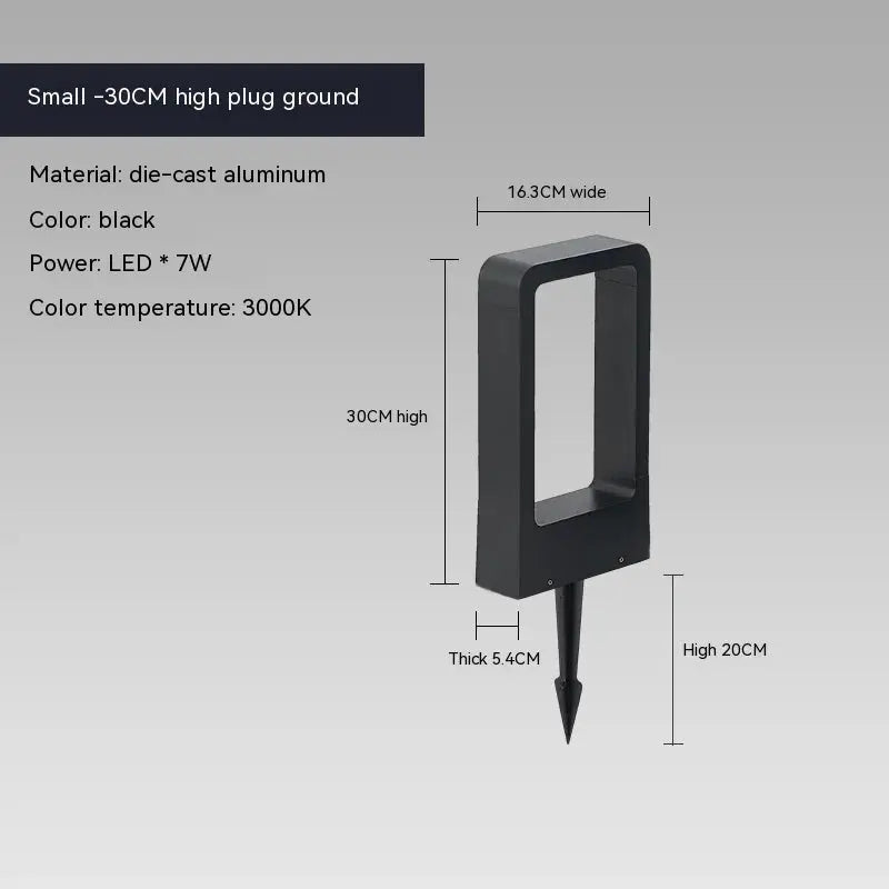 Modern Arch-Shaped IP65 Outdoor LED Floor Lamp for Stylish, Durable Lighting Monalume