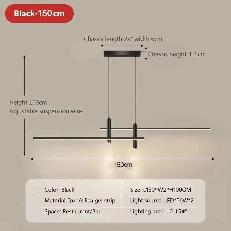 Valdis – Modern Minimalist Dimmable LED Pendant Light for Dining Tables and Bars Monalume.com